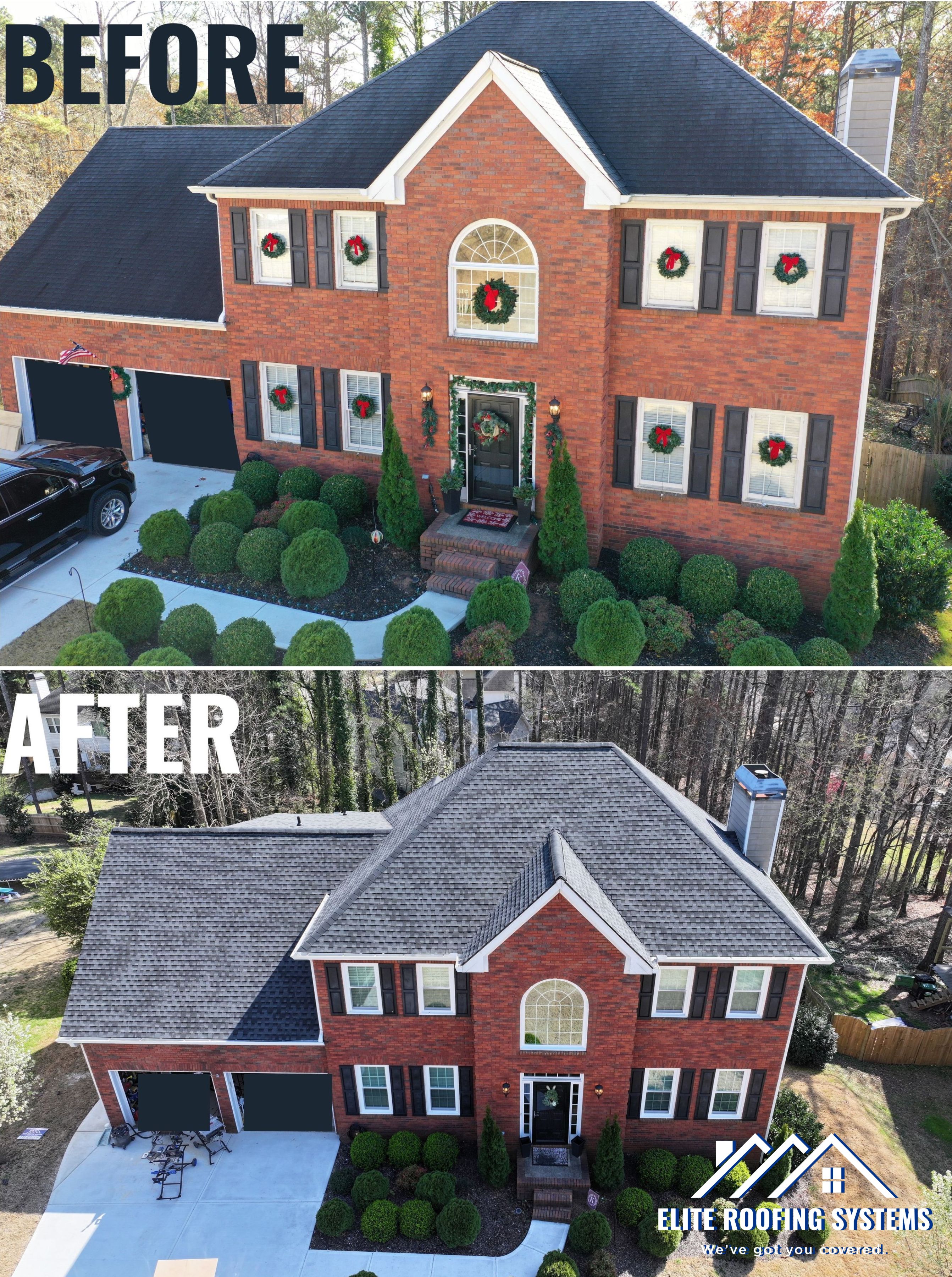 Remarkable Roof Replacement Transformation in Roswell, Georgia